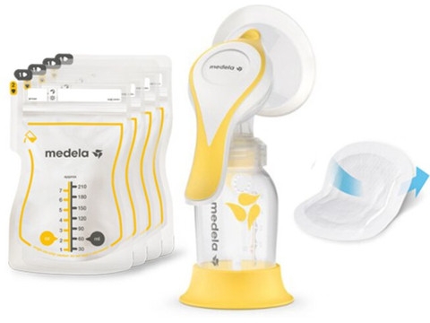 Borstkolf Medela Harmony handkolf Essentials set, klassiek manueel