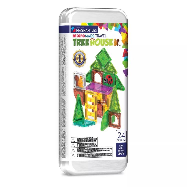 Magnetische bouwtegels Magna-Tiles microMAGS Travel TreeHouse Travel Set