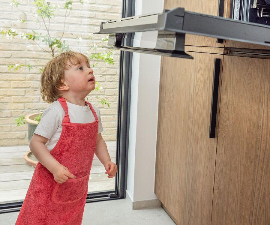 Schort Timboo Bamboo Kids' Apron | Timboo raspberry rose