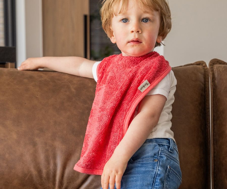 Slabbetje Timboo Bamboo XXL | Timboo raspberry rose