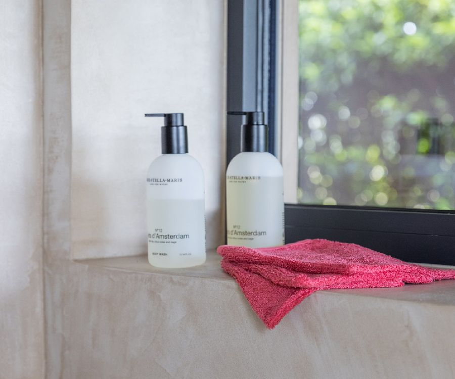 Washand Timboo Bamboo | Timboo raspberry rose