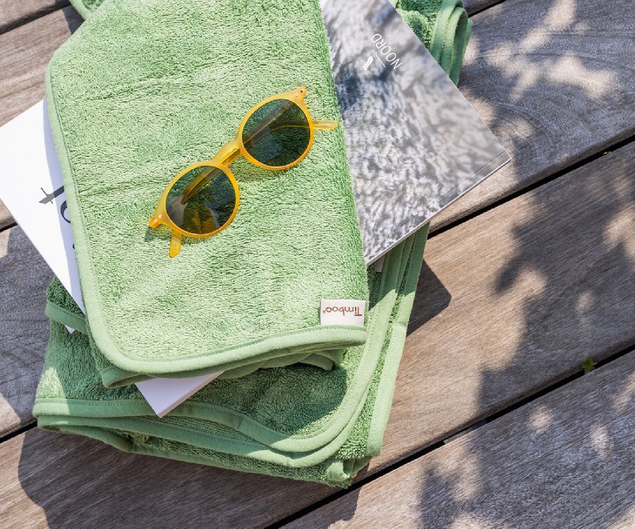Handdoek Timboo Bamboo Medium | Timboo aloe green