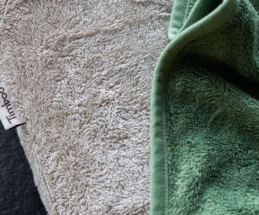 Waskussen hoes Timboo Bamboo Changing pad towel | Timboo aloe green