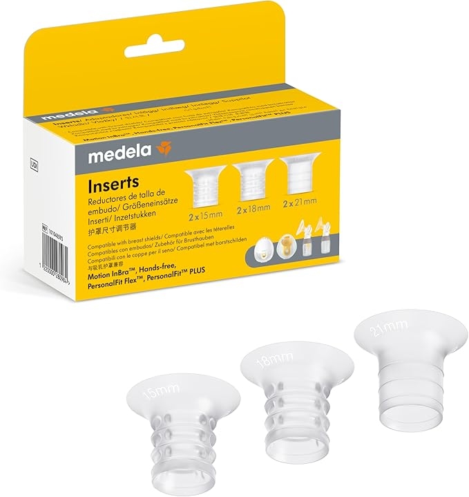 Borstschelp Medela Motion InBra inserts, geschikt voor borstpomp Medela Motion InBra enkelzijdig/Motion InBra dubbelzijdig/PersonalFit Flex S/PersonalFit Flex M/PersonalFit Flex L/PersonalFit Flex XL