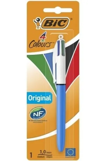 Balpen Bic 4 Colours Mineral, standaard