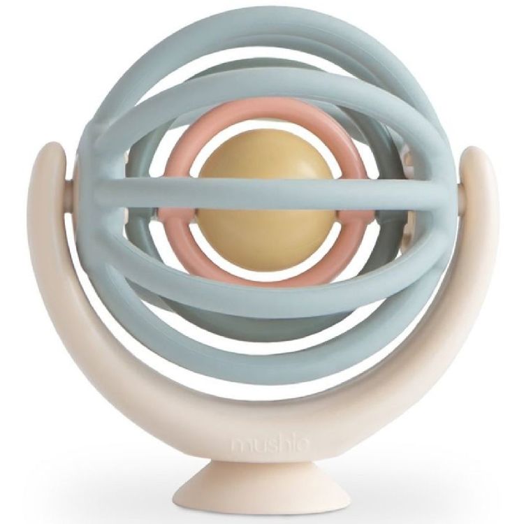 Zuignap speelgoed Mushie Suction Spinner Ball