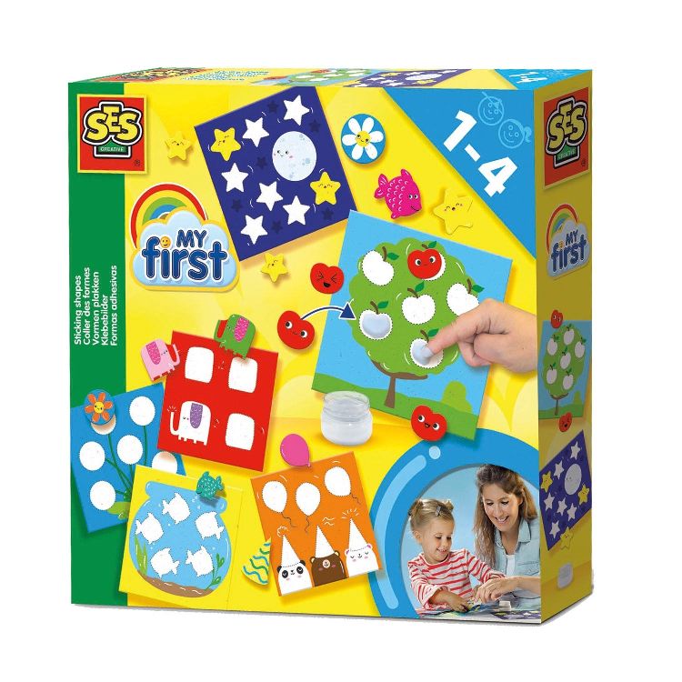 Stickers SES Creative My First - Vormen plakken