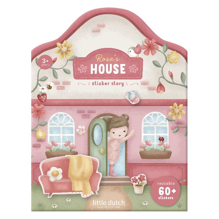 Stickerboek Little Dutch Rosa's House Sticker Story