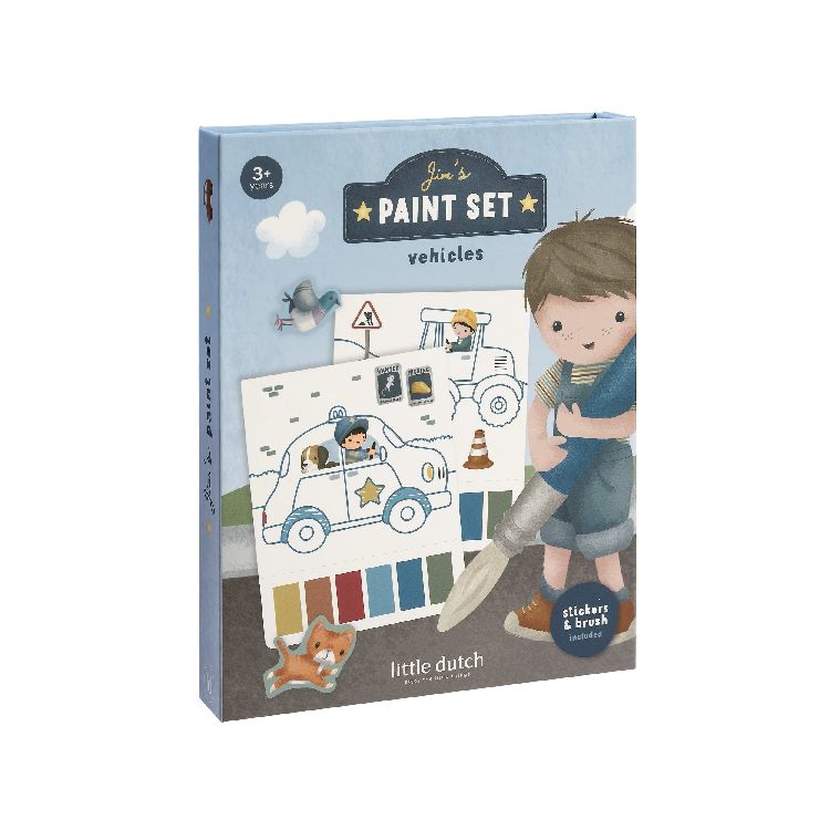 Verfmateriaal Little Dutch Jim's Paint Set | Vehicles