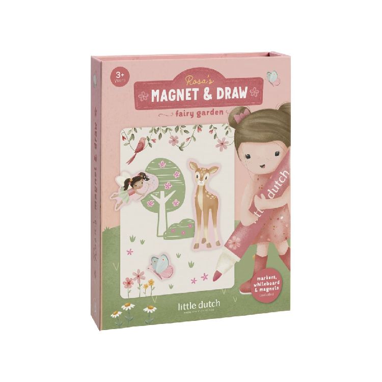 Magnetisch speelbord Little Dutch Rosa's Magnet & Draw | Fairy Garden