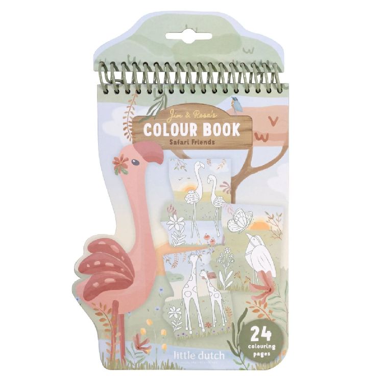 Kleurboek Little Dutch Colour Book Flamingo