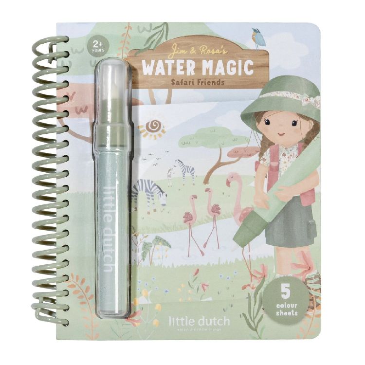 Waterboek & -kaarten Little Dutch Water Magic - Rosa