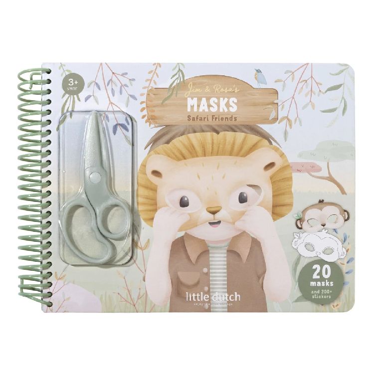 Knutselmateriaal Little Dutch Mask | Safari Friends