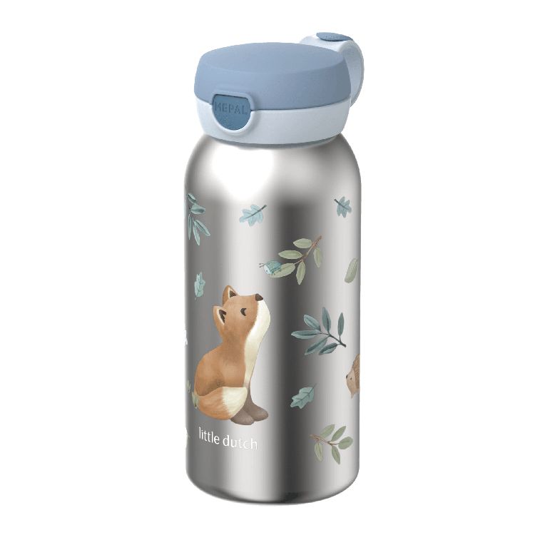 Drinkfles/thermosfles Little Dutch Isoleerfles met flipdop | Campus/Forest Friends