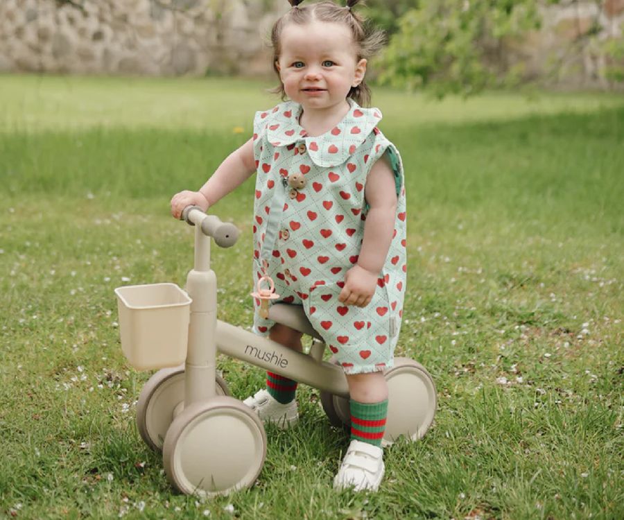 Loopfiets & -auto Mushie Mini Toddler Bike