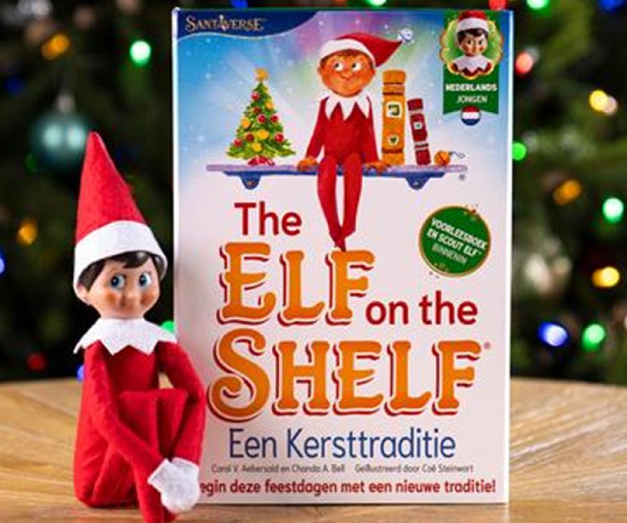 Verhalenboek The Elf On The Shelf The Elf on the Shelf Cadeau Set Jongen | verhalenboek + pop