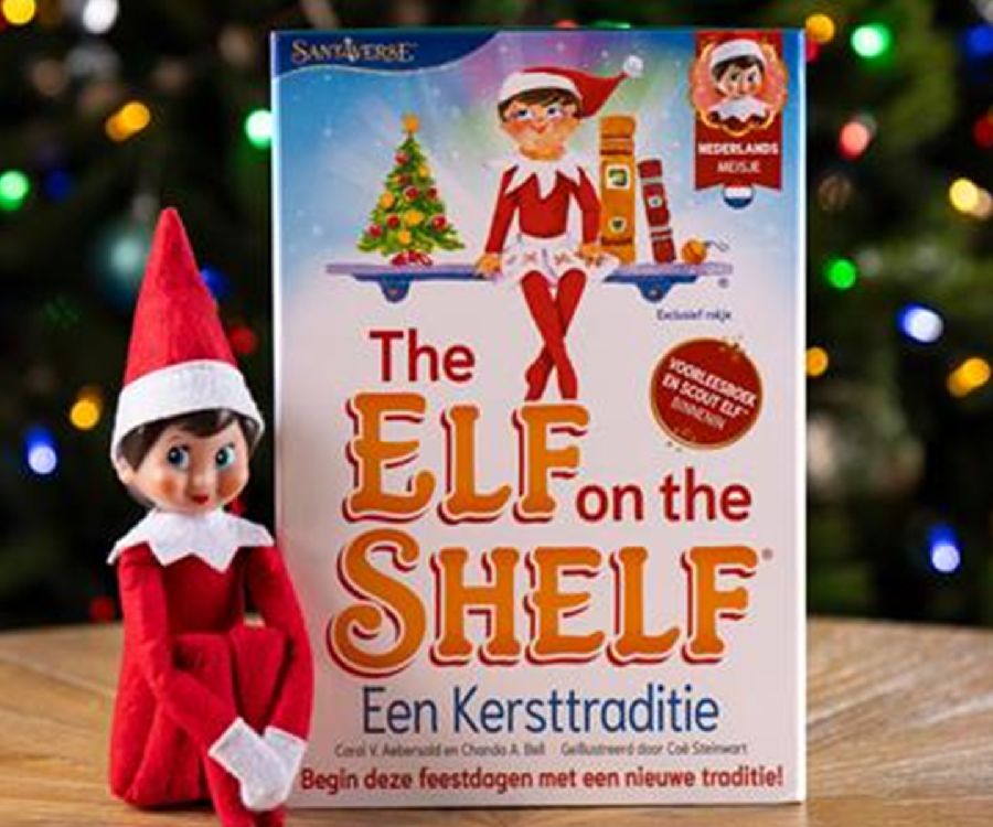 Verhalenboek The Elf On The Shelf The Elf on the Shelf Cadeau Set Meisje | verhalenboek + pop