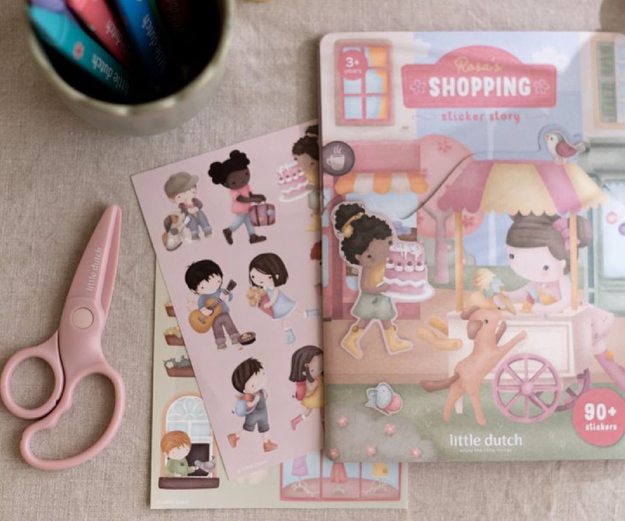 Stickers Little Dutch Rosa's Shopping | Rosa & Friends