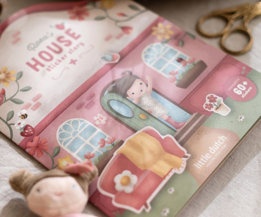Stickerboek Little Dutch Rosa's House Sticker Story