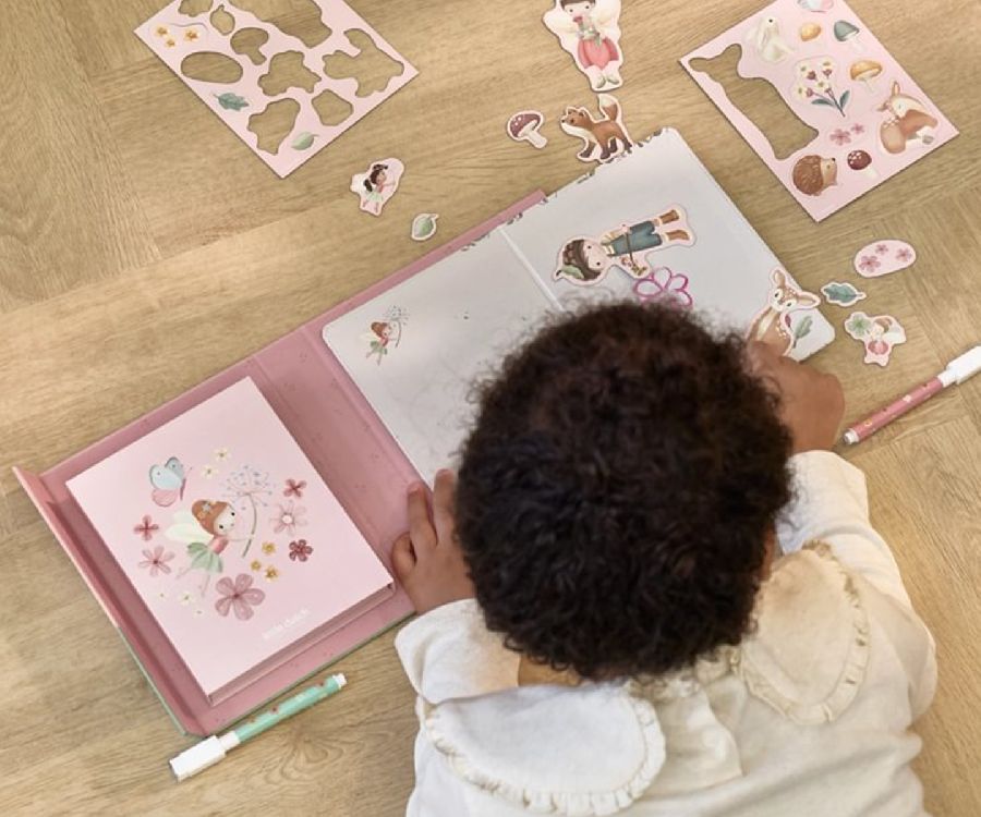 Magnetisch speelbord Little Dutch Rosa's Magnet & Draw | Fairy Garden