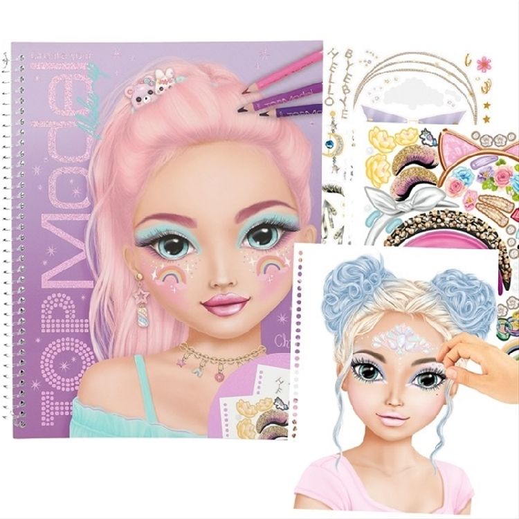 KLEURBOEK 1st, Topmodel, Make up  kleurboek, 20 kleurplaten