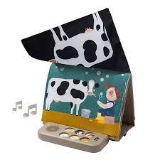 Activiteitendriehoek Taf Toys Farm Musical Tummy Time Book