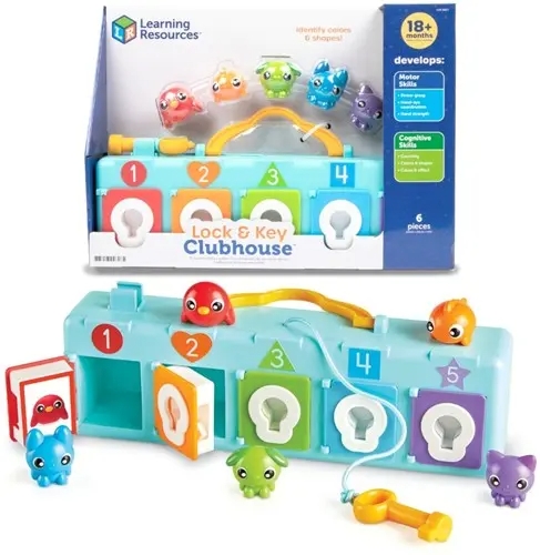 Educatief spel Learning Resources Lock and Key Clubhouse