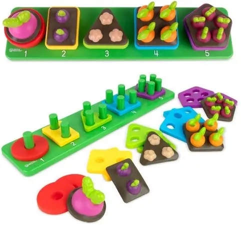 Educatief spel Learning Resources Stacking Shapes Garden