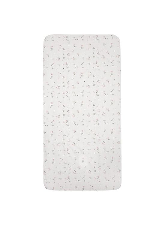 Hoeslaken Witlof For Kids, geschikt voor babybed 70x140 | Vintage Flowers