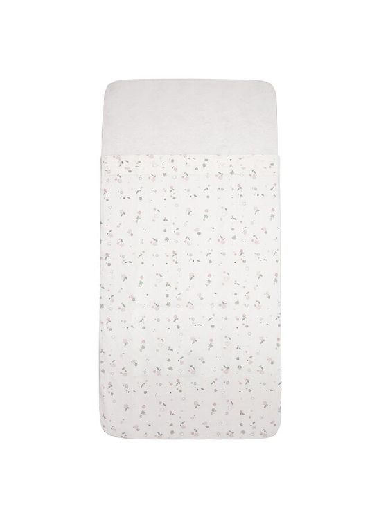 Laken Witlof For Kids Tuck-Inn, geschikt voor babybed 60x120 | Vintage Flowers