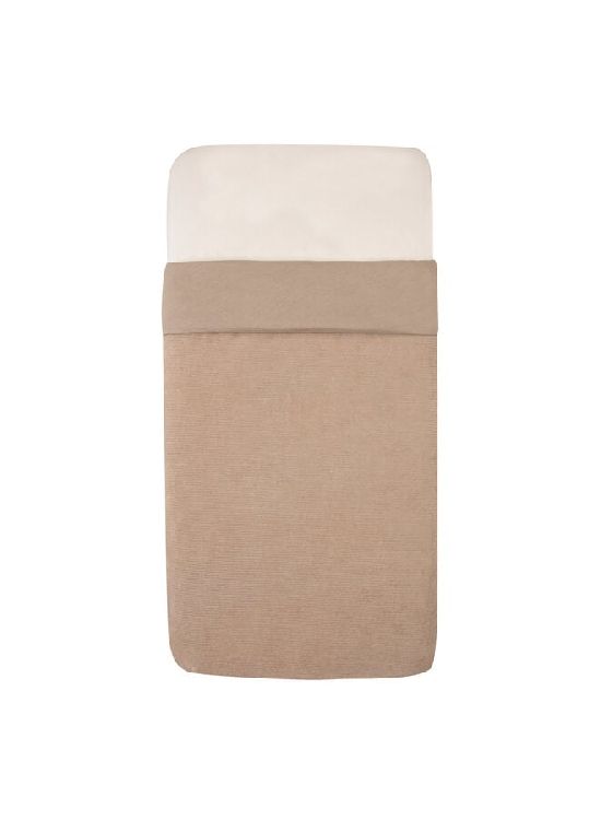 Deken Witlof For Kids Tuck-Inn, geschikt voor wieg | Urban Taupe