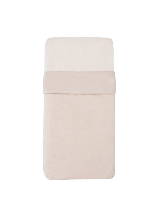 Deken Witlof For Kids Tuck-Inn, geschikt voor babybed 60x120 | Soft Sand
