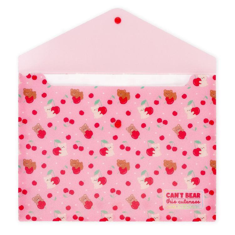 Dossiermap Legami Fold & Order, A4 | Teddy Bear - Cherry