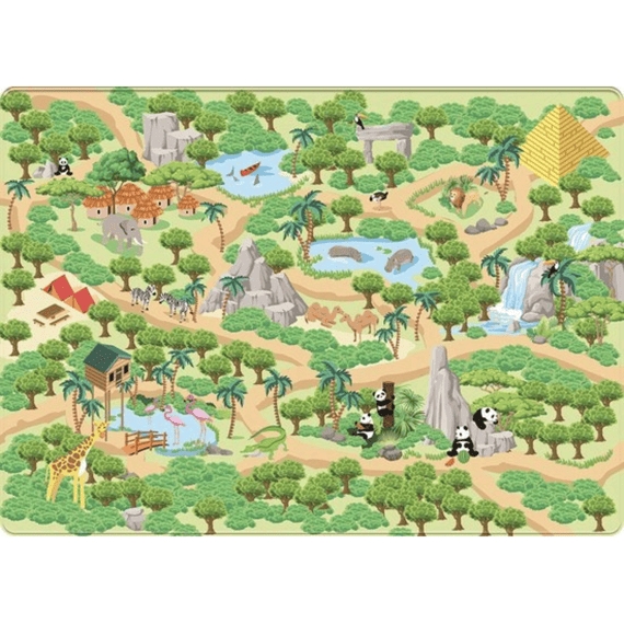 Speeltapijt zonder speelboog Mats & Joy Jungle Safari Speelmat