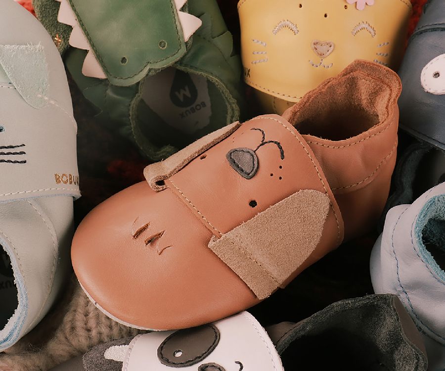 Schoenen Bobux Soft Soles Little Pup, parkschoentjes met anti-slip