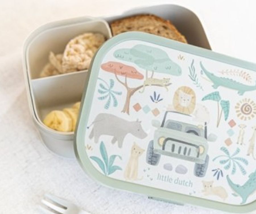 Brooddoos Little Dutch Lunchbox Campus | Safari Friends School
