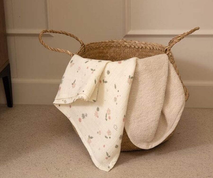 Tetra doek Witlof For Kids XL | Vintage Flowers