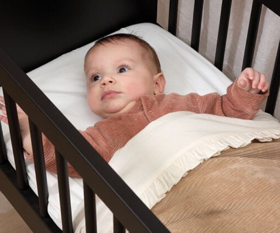 Deken Witlof For Kids Tuck-Inn, geschikt voor wieg | Urban Taupe