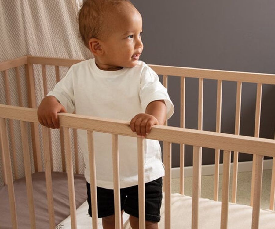 Deken Witlof For Kids Tuck-Inn, geschikt voor babybed 60x120 | Soft Sand
