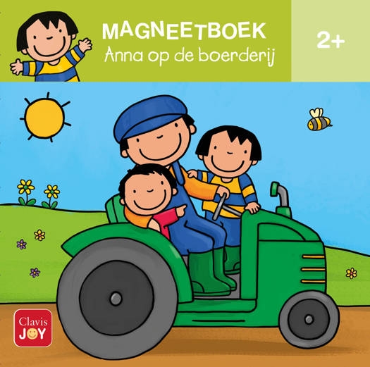 Magnetisch speelbord Clavis Magneetboek - Anna op de boerderij | Anna