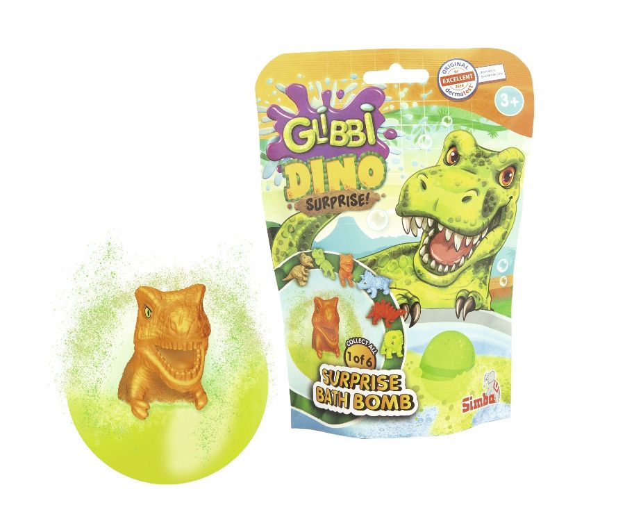 Badpoeder Glibbi Baff Bombz Dino Surprise