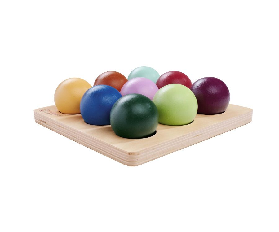 Inlegpuzzel Eichhorn Sorting Balls