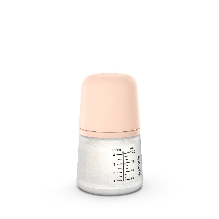 Fles Suavinex, breedhalsfles, 120 ml | Zero.Zero fair