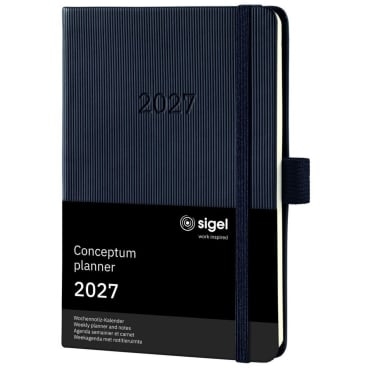 Agenda Sigel Conceptum Weekagenda met notitieruimte, 2027 | Conceptum