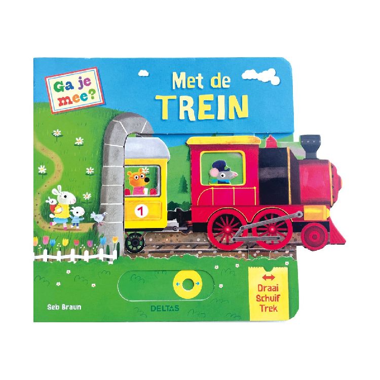 Interactief boek DELTAS Met de trein | schuifboek