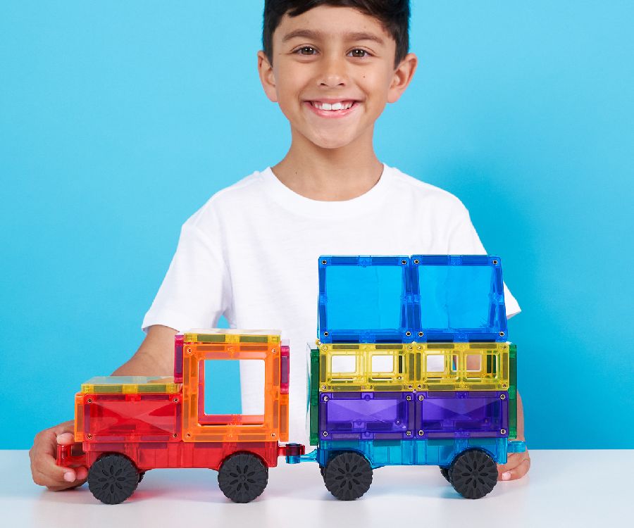 Magnetische bouwtegels Connetix Tiles Bright Motion Pack - 26 | Magnetic Tiles Rainbow Range