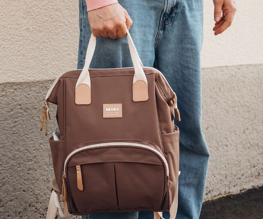Verzorgingstas Beaba Backpack Wellington, rugzak met luiermat