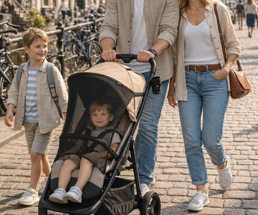 Zonnescherm Titaniumbaby Shadie Stroller Sunshade, geschikt voor wandelwagen