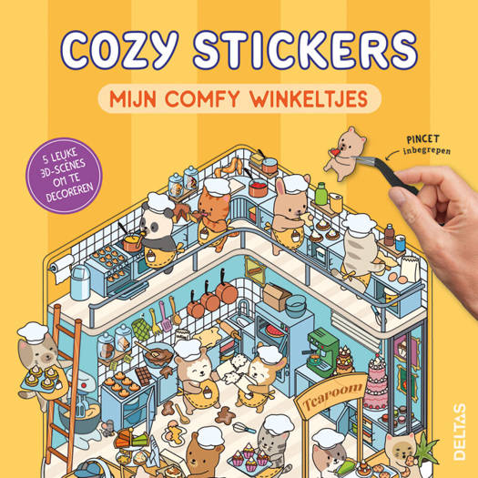 Stickerboek DELTAS Cozy stickers - mijn comfy winkeltjes