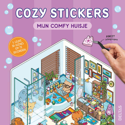 Stickerboek DELTAS Cozy stickers - mijn comfy huisje